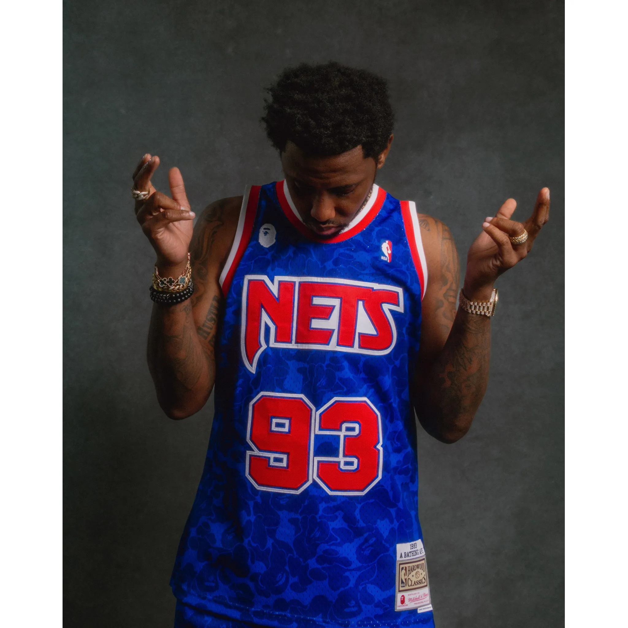 BAPE & Mitchell & Ness Drop a New Batch of NBA Jerseys